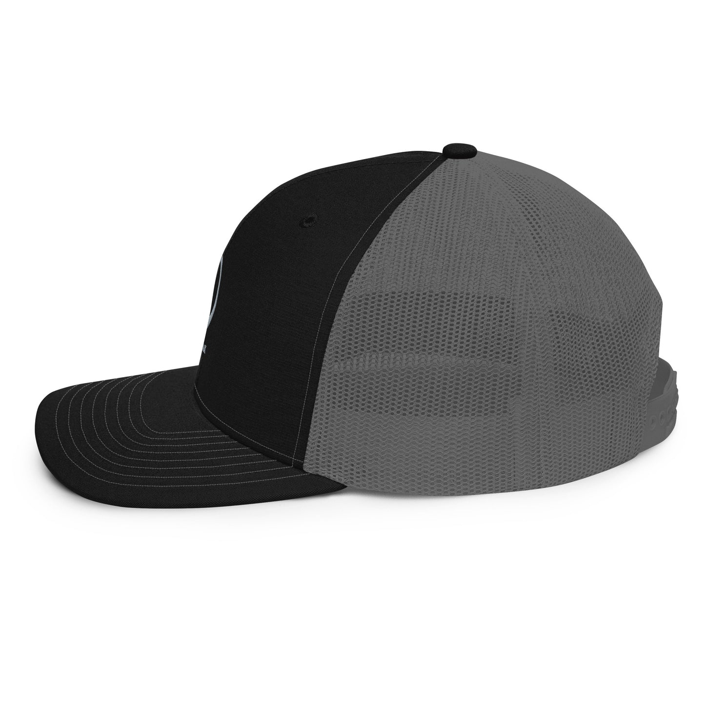 Embroidered Trucker Cap With Lion's Cloak Logo