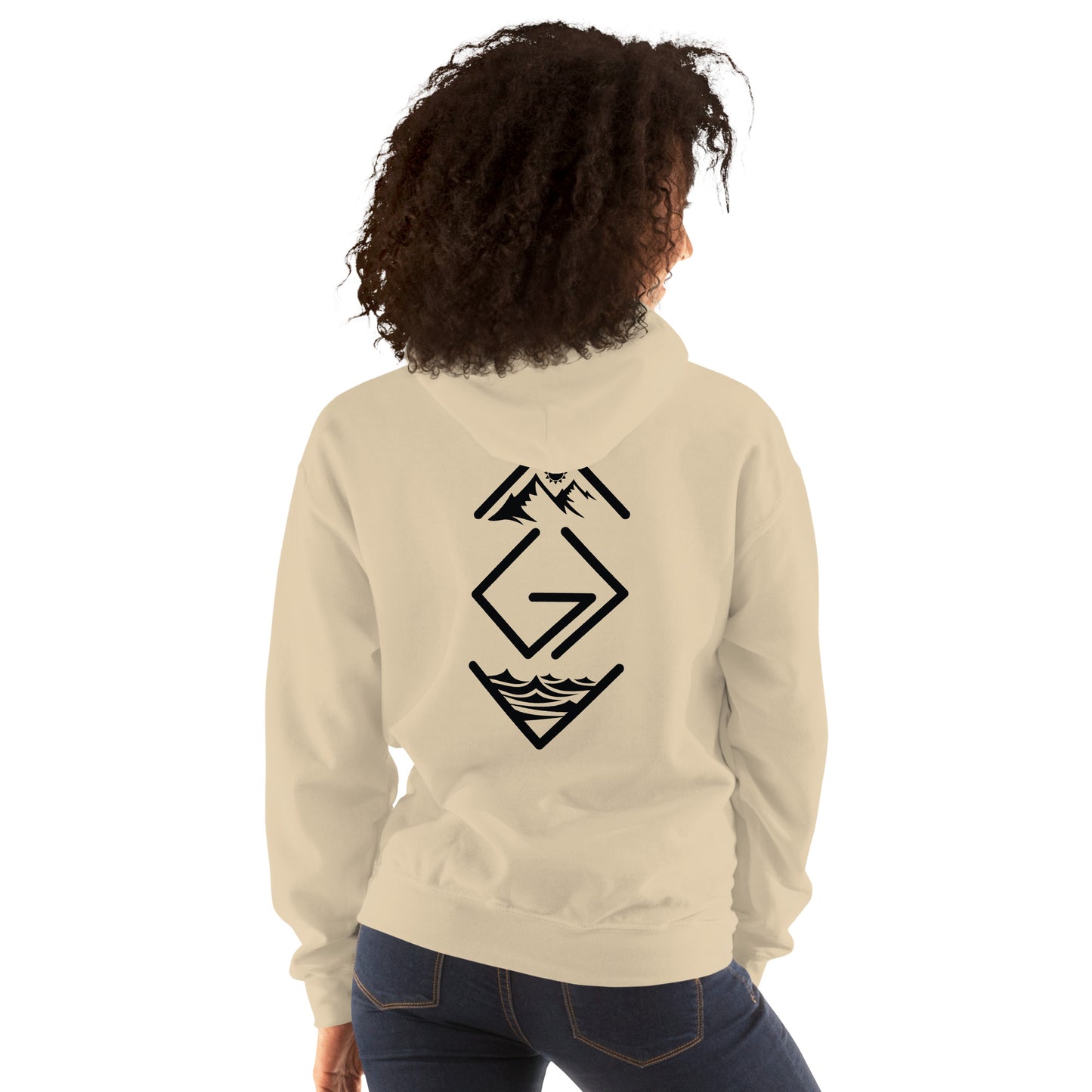 Vertical God is Greater Unisex Hoodie