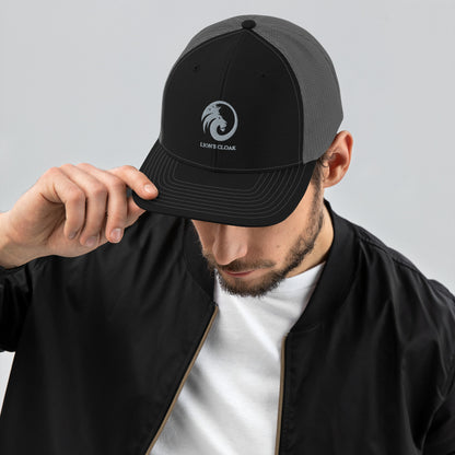 Embroidered Trucker Cap With Lion's Cloak Logo