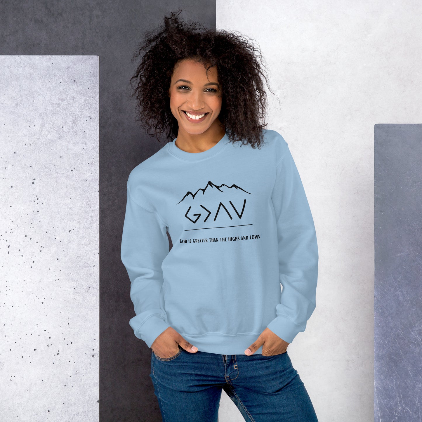 God is Greater Unisex Sweatshirt