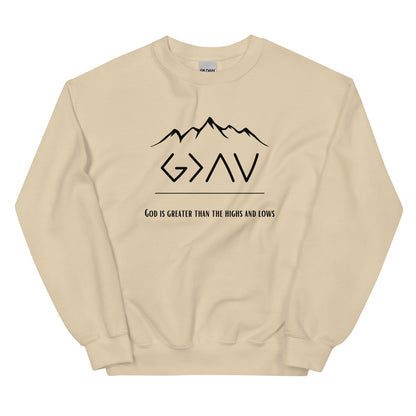 God is Greater Unisex Sweatshirt