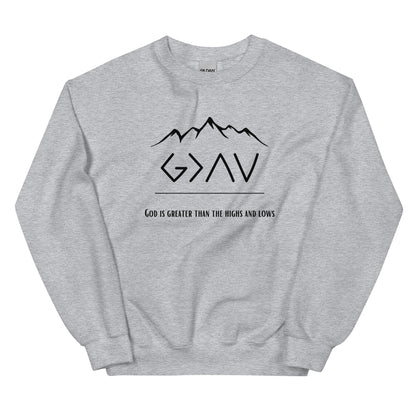 God is Greater Unisex Sweatshirt