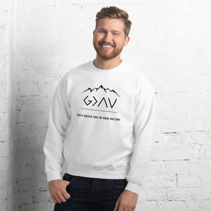 God is Greater Unisex Sweatshirt