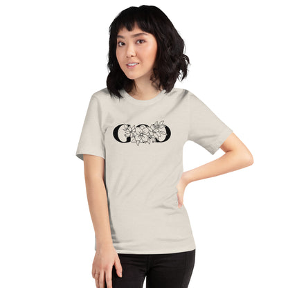 GOD Flowers Design t-shirt