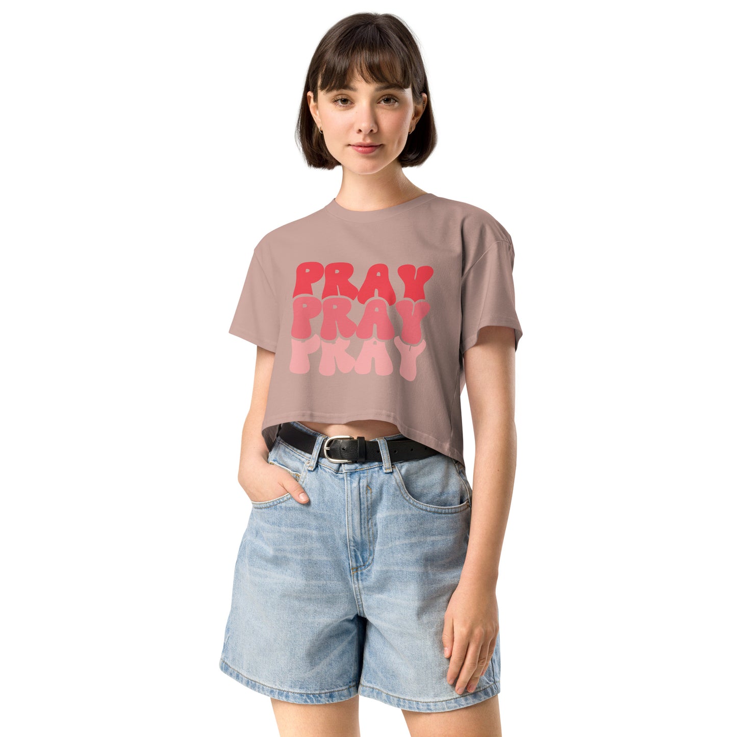 PRAY Women’s crop top