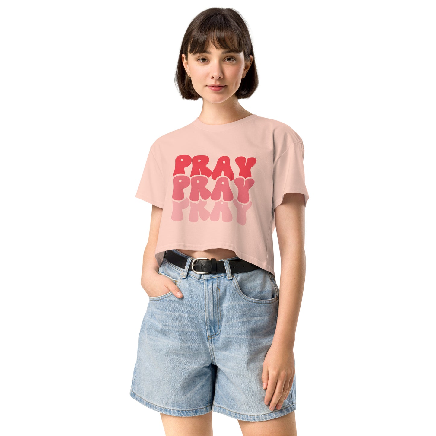 PRAY Women’s crop top