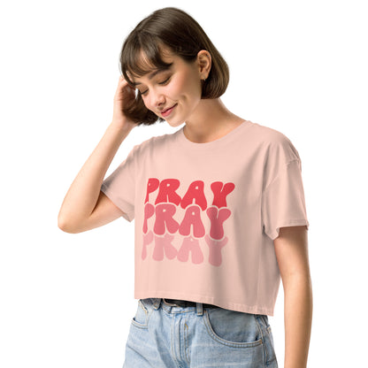 PRAY Women’s crop top