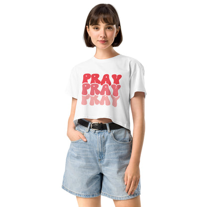 PRAY Women’s crop top