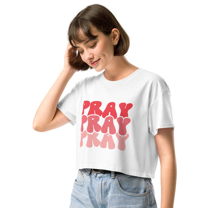 PRAY Women’s crop top